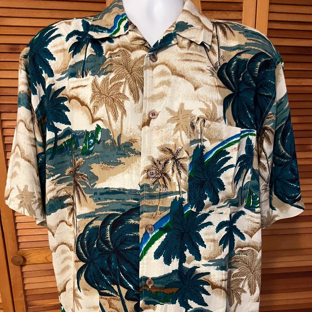 NWT SUNSET HIGHWAY SZ LARGE SHORT SLEEVE HAWAIIAN SHIRT